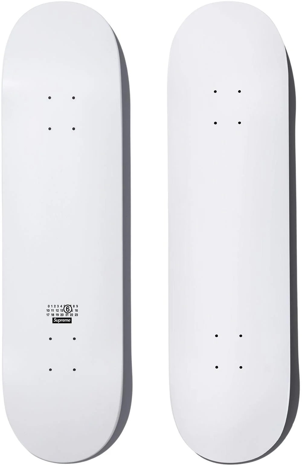 Supreme x MM6 Maison Margiela
Skateboard 'White'
