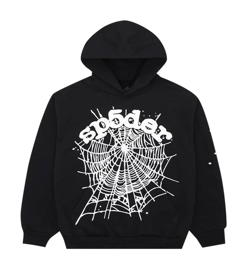 Sp5der OG Web Hoodie 'Black'