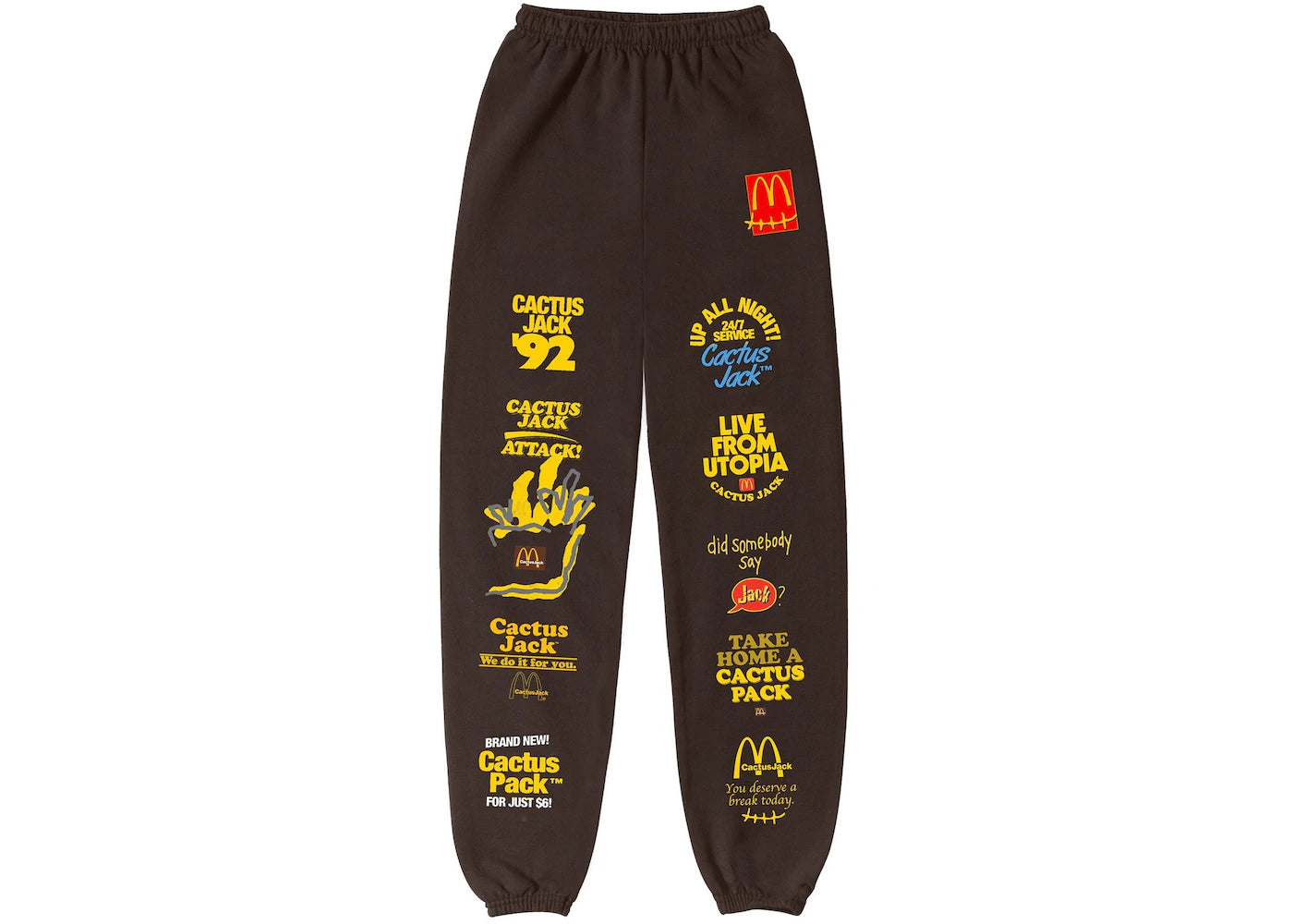 Travis Scott X McDonald's Sticker Bomb Sweat Pants