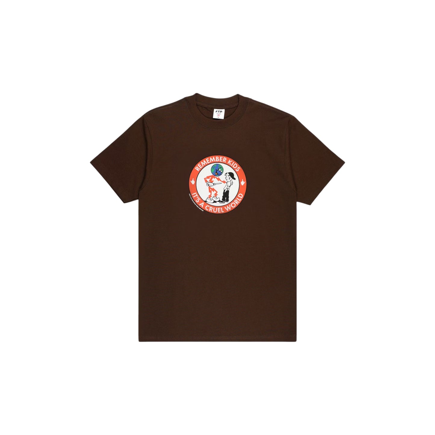 FTP Cruel World Tee 'Brown'