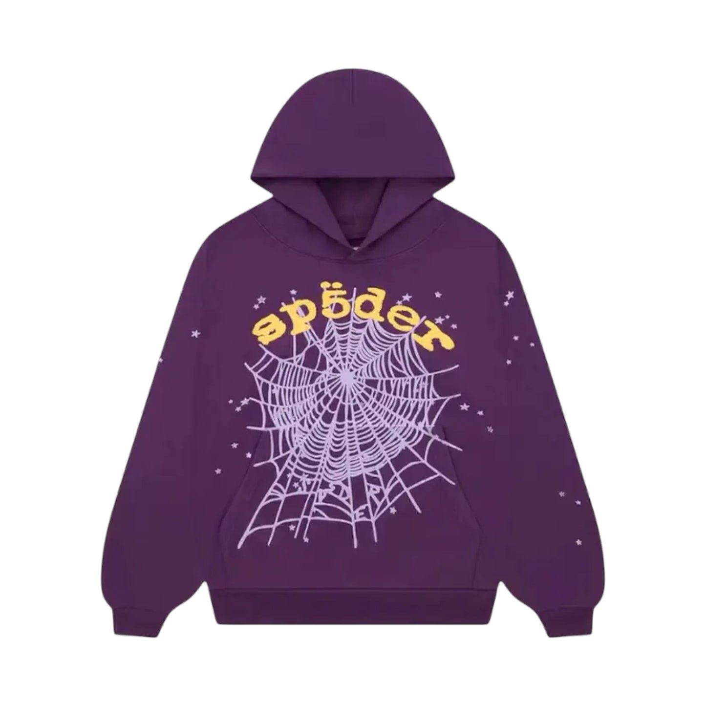 Sp5der Star OG Web V2 Hoodie 'Purple'
