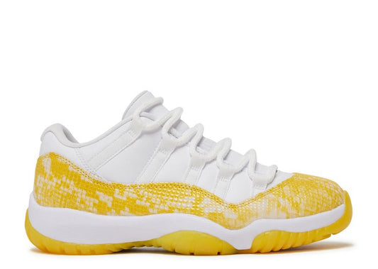 Wmns Air Jordan 11 Low 'Yellow Snakeskin'