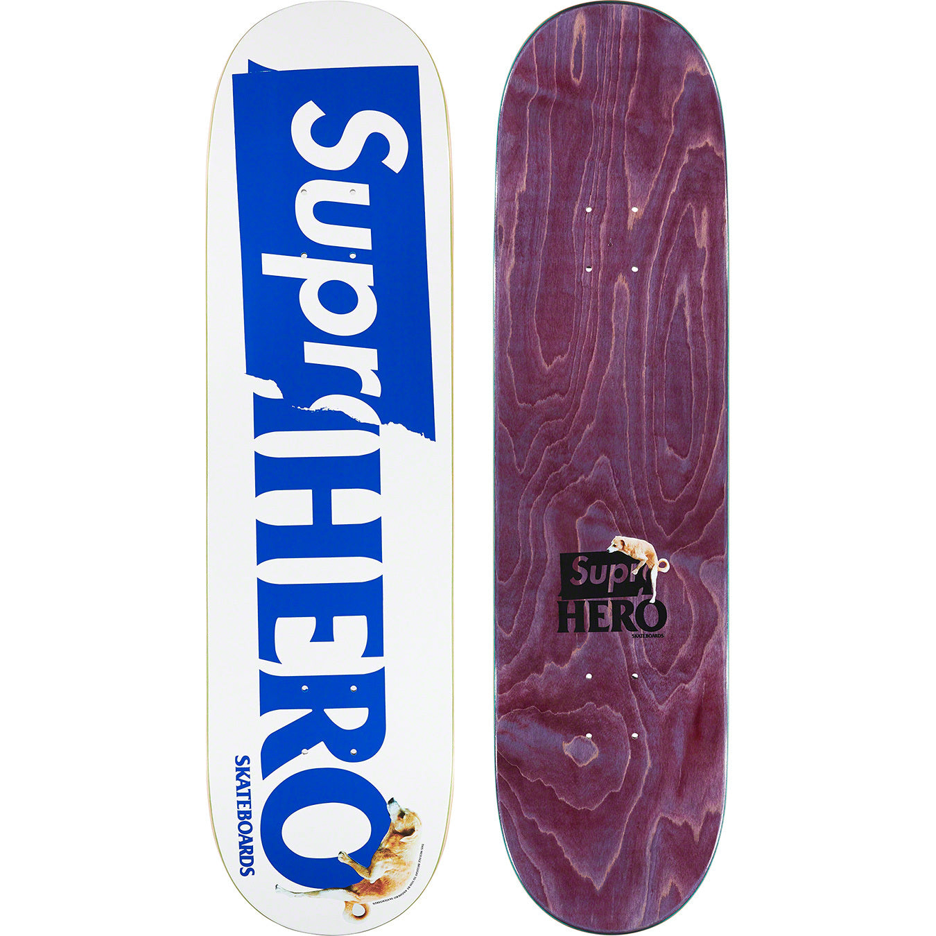 Supreme ANTIHERO Dog
Skateboard Deck ‘White’