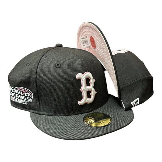 Boston Red Sox 9Fifty MLB Pink Paisley Undervisor Black Snapback - New Era