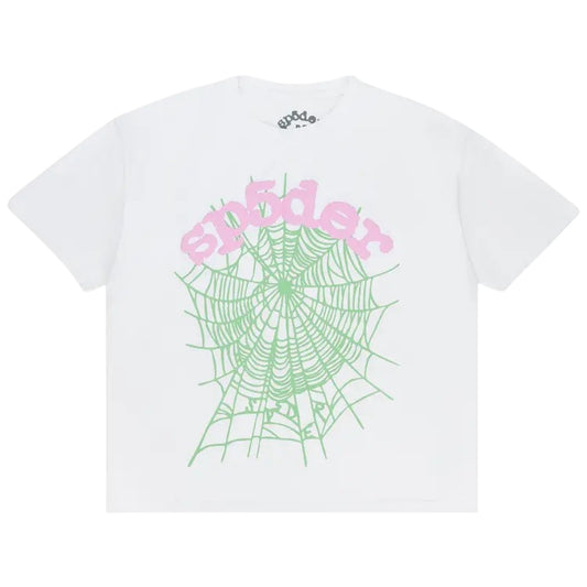 Sp5der OG Web Baby Tee 'White'