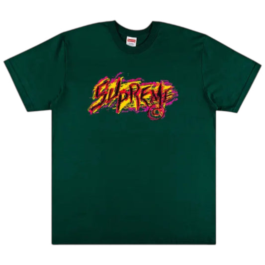 Supreme Scratch Tee 'Dark Green'
